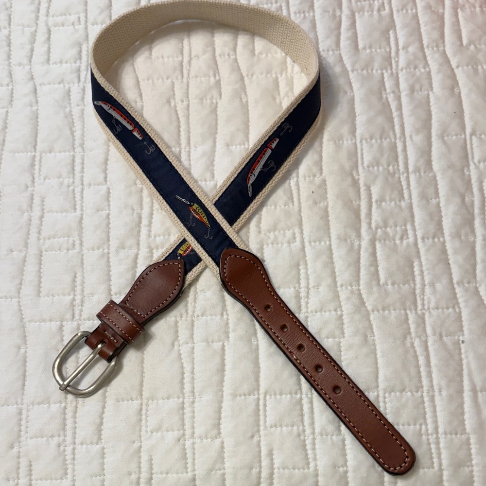 Stylish Brown and Navy Men's Belt